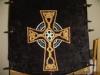 Celtic cross on Black
