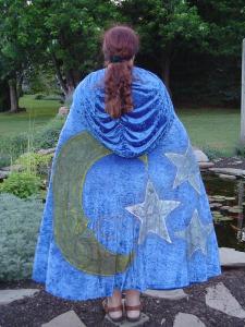 Moon and Stars cape