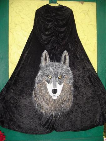 Wolf on Black